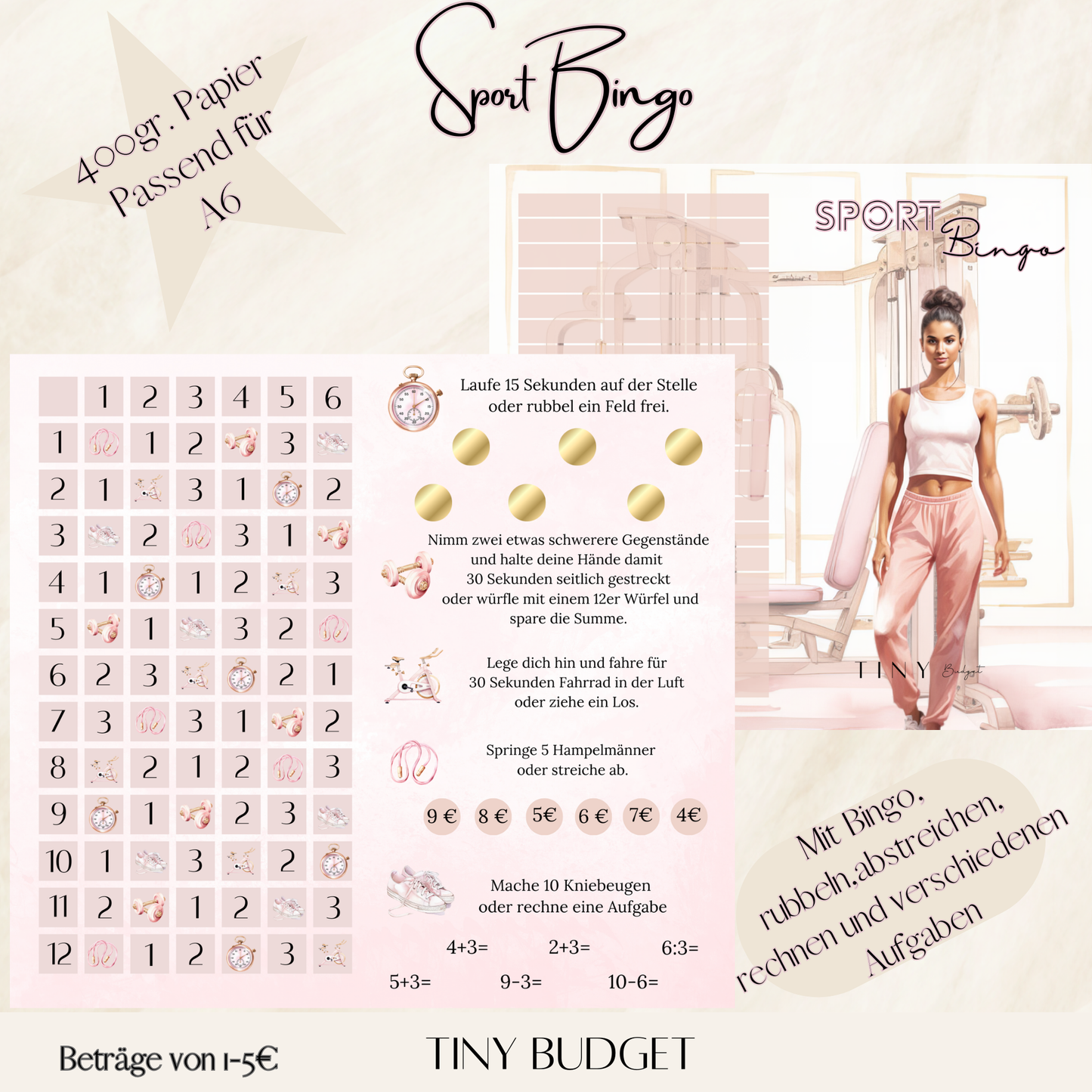 Sport Bingo (ohne Lose)