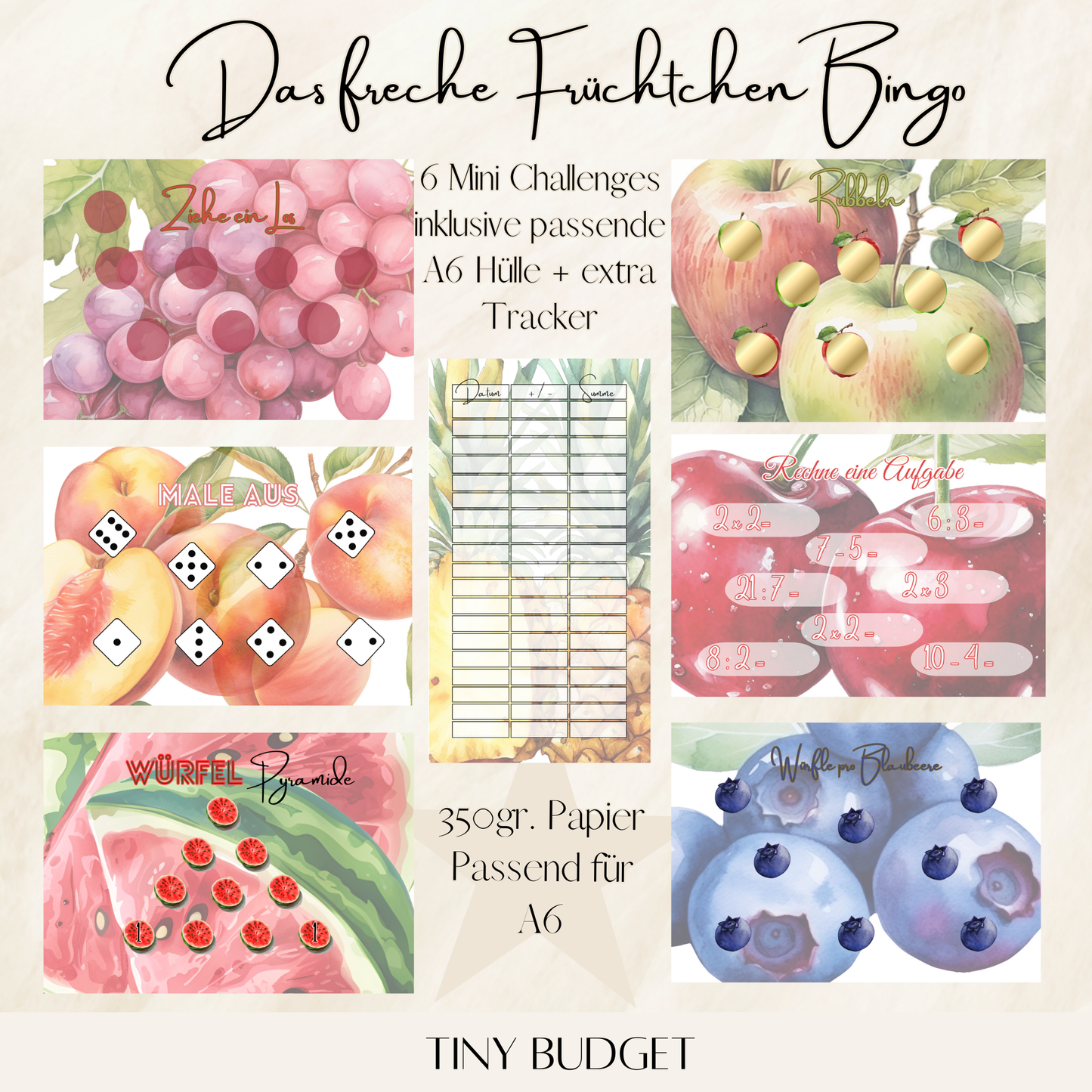 Das Freche Früchtchen Bingo 2 (ohne Lose)