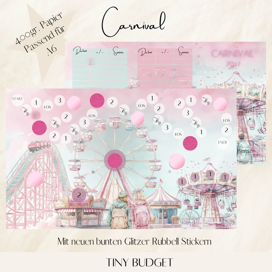 3 er Klappkarte Carnival