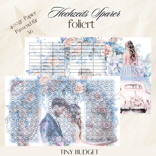 Hochzeits Sparer Foliert