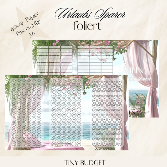 Urlaubs Sparer Foliert